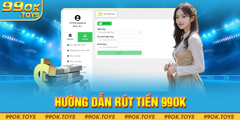 Rút tiền siêu nhanh tích tắc trong vài giây